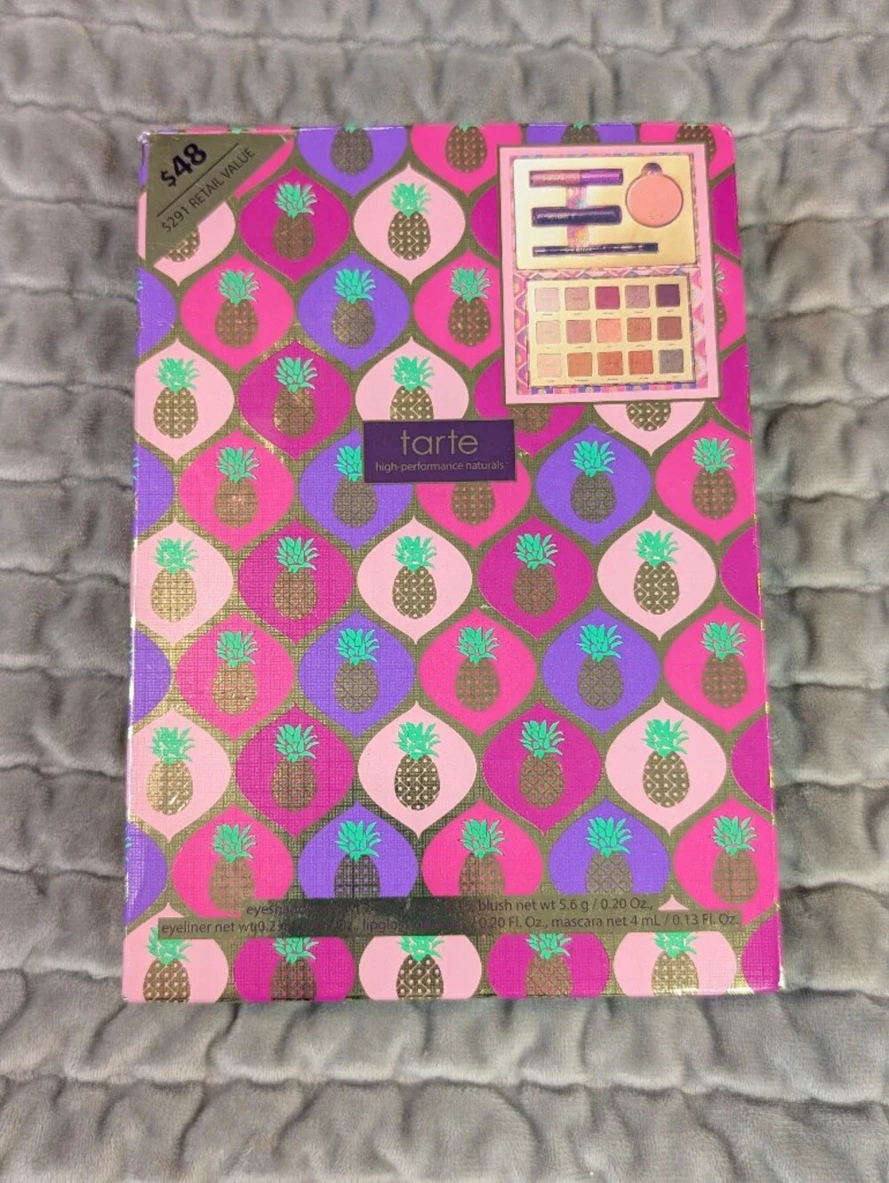 Tarte Passport To Paradise 4pc Collector's Set Eyeshadow Palette Missing Mascara - Picture 1 of 8